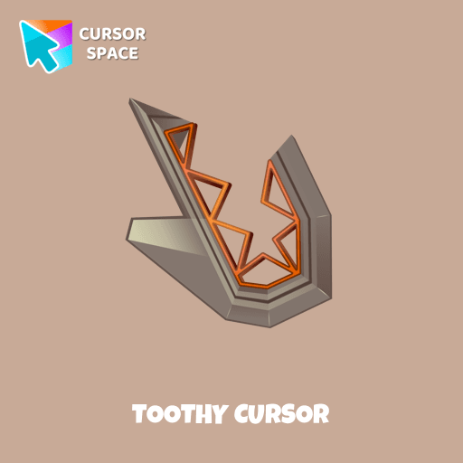 Toothy cursor pointer cursor